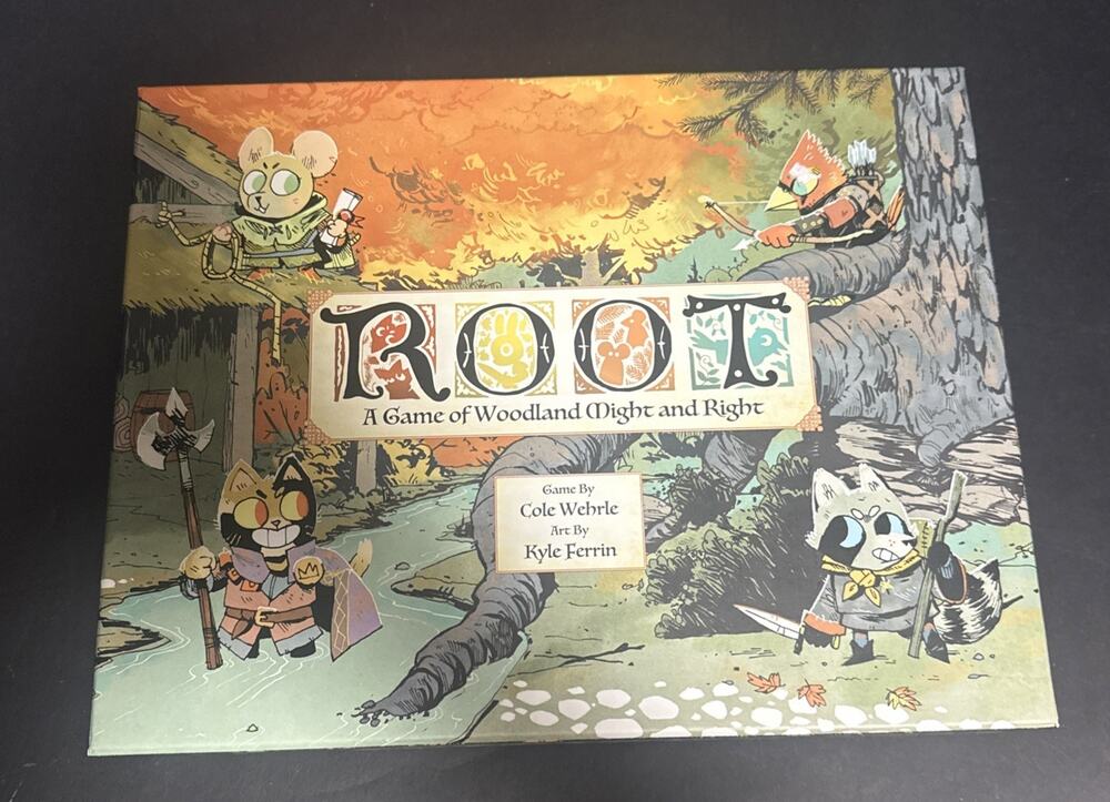 Root Game Of Woodland Might And Right Board Game Unpunched Leader Games Open Box